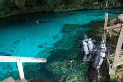 Cenote dive